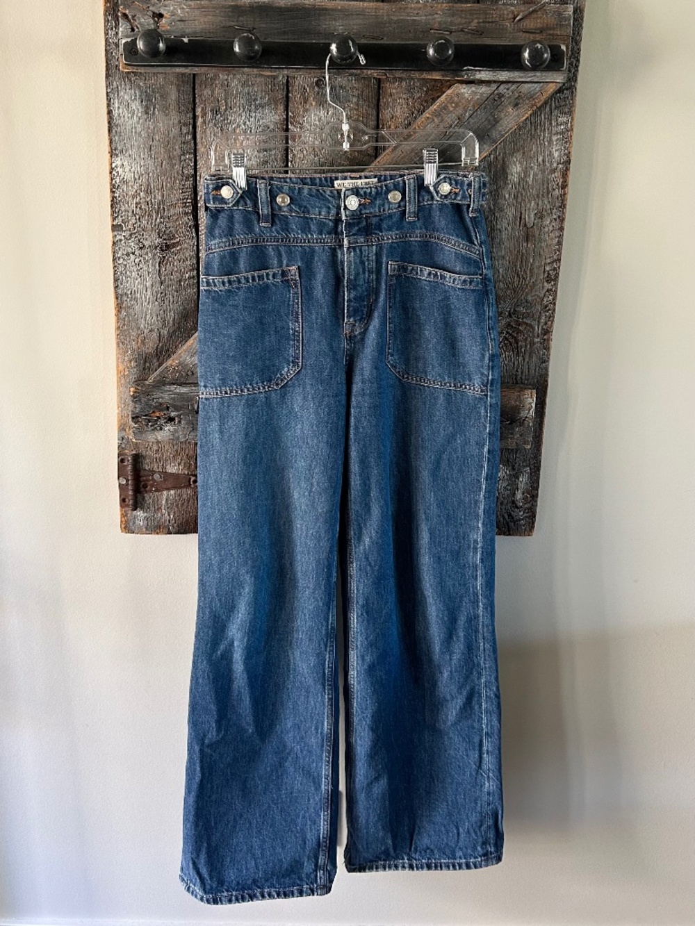 Women's We The Free Stone Wash Jeans w/Front Pockets